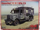 ICM Henschel 33 D1 Kfz.72 WWII German Radio Communication Truck 1/35 NO.35467