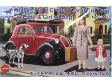BRONCO 威駿 Italian Light Civilian Car (Hard Top) w Lady & Girl w/ Dog 1/35 NO.CB35167