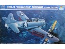TRUMPETER 小號手 SBD-3 Dauntless Midway (clear edition) 1/32 NO.02244