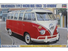 HASEGAWA 長谷川 Volkswagen Type 2 Micro Bus (1963) '23-window' 1/24 NO.HC-10/21210