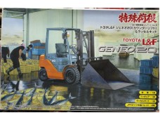 AOSHIMA 青島 Toyota L&F Geneo20 (Counter Lift) & Russel Kit 1/32 NO.048153