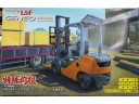 AOSHIMA 青島 Toyota L&F Geneo 25 (Counter Lift) & Lumber Set 1/32 NO.048269