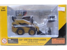 NORTHWEST CAT 272C SKID STEER LOADER with Work Tools 多功能山貓 1/32 合金工程車模型完成品 NO.55167