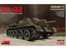 《模王 現貨》MiniArt 35175 SU-122 SU122 全內購 坦克 比例-1/35 需黏著上色