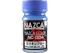 Gaia NAZCA NC-004 NC004 MILLION BLUE 百萬藍 GLOSS 光澤 15ml 硝基漆