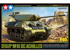 TAMIYA 比例 1/48 軍事系列 英國坦克殲擊車 M10 IIC 阿喀琉斯 組裝模型 需黏著+上色 32582