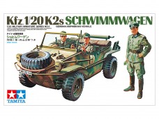 TAMIYA 比例 田宮 1/35 軍事微型系列 德國兩棲車 Schwimwagen 裝模型 需黏著+上色 35003