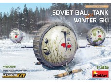 《模王 現貨》MiniArt 40008 SOVIET BALL TANK w/ WINTER SKI. INTERIOR KIT 比例1/35 組裝模型 需黏著+上色	