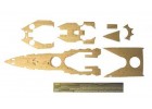 FUJIMI 1/350 GUP12 伊勢 專用木甲板 蝕刻片 富士美 組裝模型 111681
