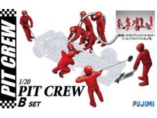FUJIMI 1/20 GT21 PIT CREW SET B F-1賽事維修區工作人員組 場景製作 富士美 112459