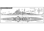 FUJIMI 1/700 特68 日本海軍重巡洋艦 摩耶 1944 水線船 431147