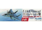FUJIMI 1/72 F61 美國海軍 F14-A TOMCAT VF-84 Jolly Rogers 骷髏旗 熊貓式戰鬥機 富士美 722740