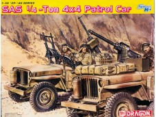 Dragon SAS 1/4- Ton 4x4 Patrol Car 比例 1/35 車輛 無士兵  組裝模型 6745