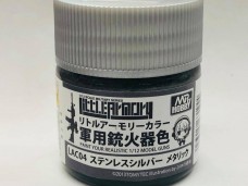 Gunze  油性 硝基 不鏽鋼銀 STAINLESS STEEL SILVER LITTLE ARMORY COLOR 10ml LAC04