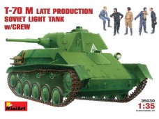 MiniArt SOVIET  LIGHT  TANK T-70M Late Prod. w/CREW 1/35 NO.35030