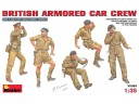 MiniArt BRITISH ARMORED CAR CREW 1/35 NO.35069