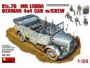 MiniArt Kfz.70 MB 1500A GERMAN 4x4 CAR w/CREW 1/35 NO.35139