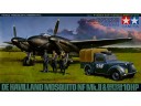 英 二戰 轟炸機 蚊式 De Havilland Mosquito NF Mk11 & British 10hp Light utility car 1/48 TAMIYA 田宮 