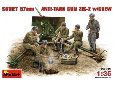 MiniArt SOVIET 57mm ANTI-TANK GUN ZIS-2 w/CREW NO.35035