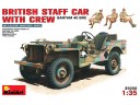 MiniArt BRITISH  STAFF CAR w/CREW NO.35050