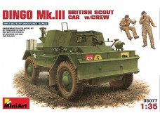 MiniArt DINGO Mk.III BRITISH ARMORED CAR w/CREW NO.35077