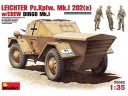 MiniArt LEICHTER Pz.Kmpf. Mk.I 202(e) w/CREW DINGO Mk.1 NO.35082