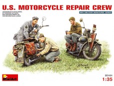 MiniArt U.S. MOTORCYCLE REPAIR CREW NO.35101
