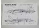 F-18 HORNET STENCILS 1/48 水貼紙