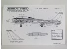 F-14 Basic Stencils 1/48 水貼紙
