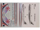中華航空 貨機 波音747 1/200 水貼紙