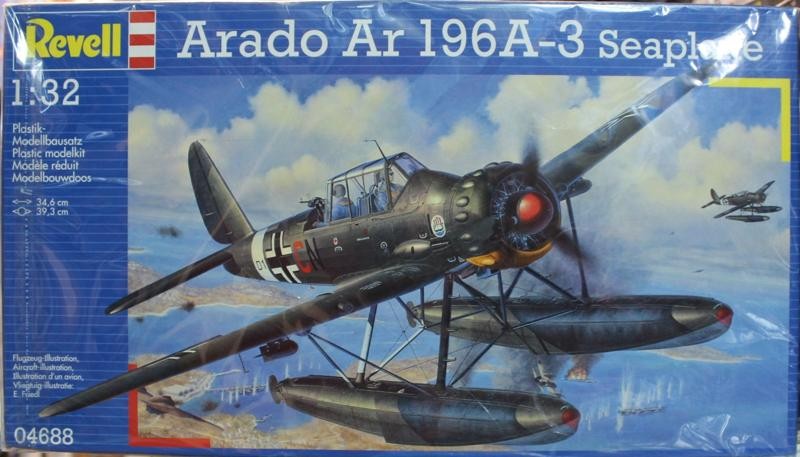 Maquette Revell Arado Ar196A-3 Hydravion - Échelle 1:32, Plastique à Monter Et Peindre (non Peint)